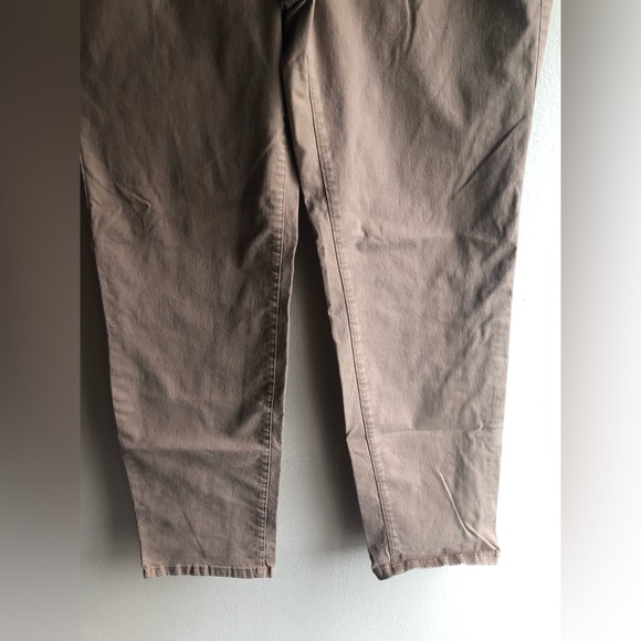 J.Jill Straight Slim Boyfriend Brown Pants Size 14 - Picture 3 of 9